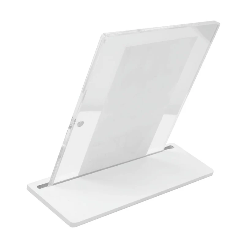 Deknudt Cadre photo transparent 5,4mm d'épaisseur avec support blanc 13x18 S58SD1