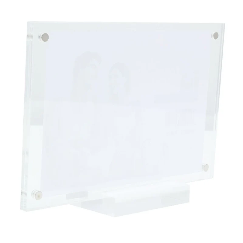 Deknudt Cadre photo magnétique et transparent de 6mm d'épaisseur avec base 10x15 S58SC1