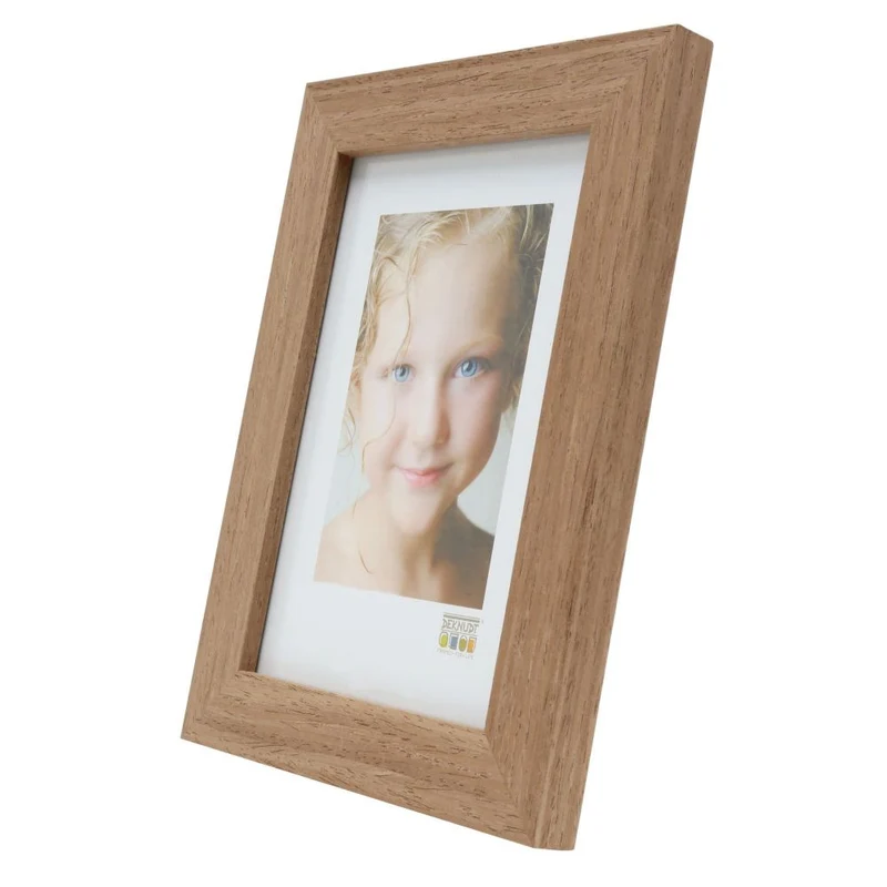 Deknudt Cadre photo avec placage véritable couleur bois grisé 20x30 S46BH3