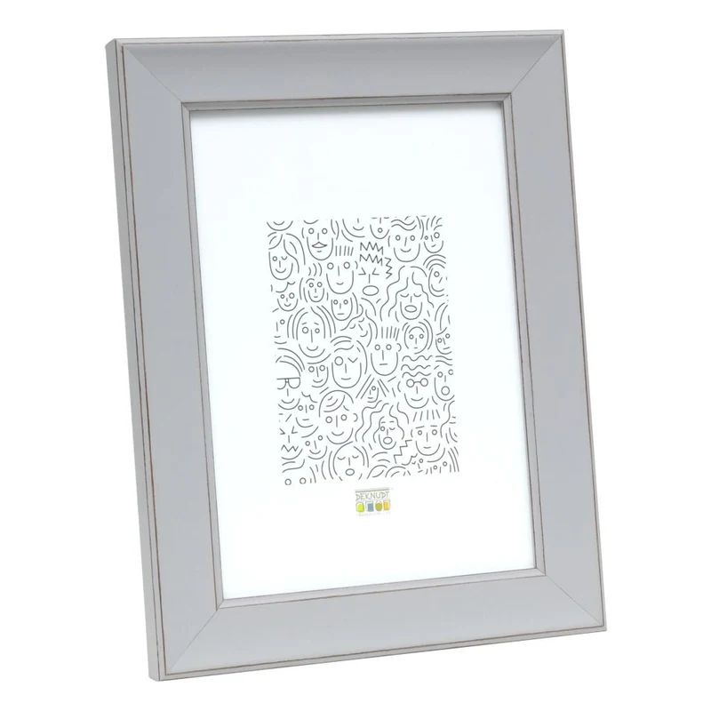 Deknudt Cadre photo peint en gris clair 10x15 S45YF9