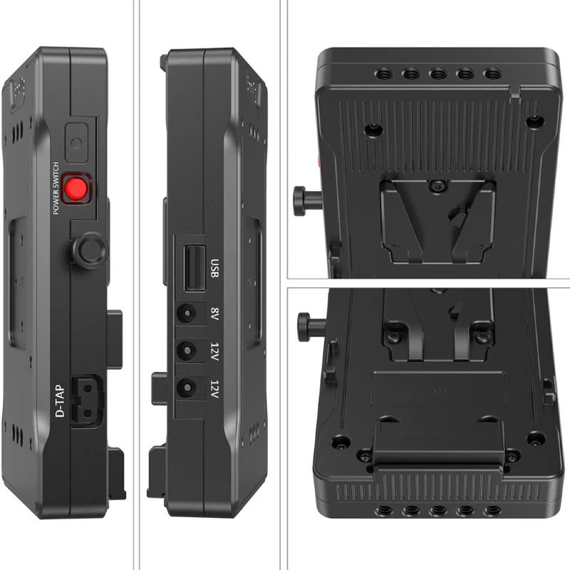 SmallRig 3204 V-Mount Batterie Adaptateur Plate avec Réglable Arm
