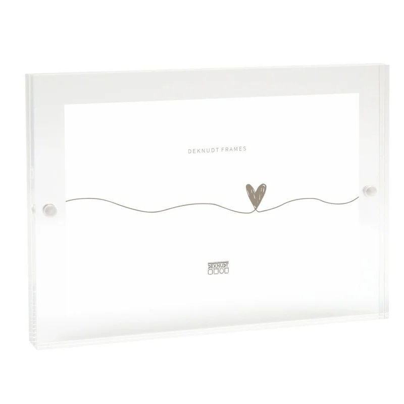 Deknudt Cadre photo magnétique et transparent 20mm d'épaisseur 13x18 S58SA2
