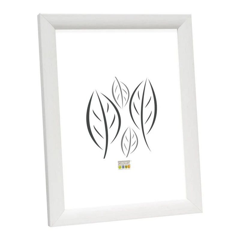 Deknudt Cadre en blanc aspect peintre 13x18 S54SF1