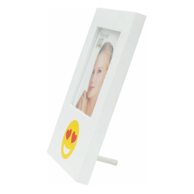 Deknudt Cadre photo pour passeport en blanc avec émoticône S59KL6