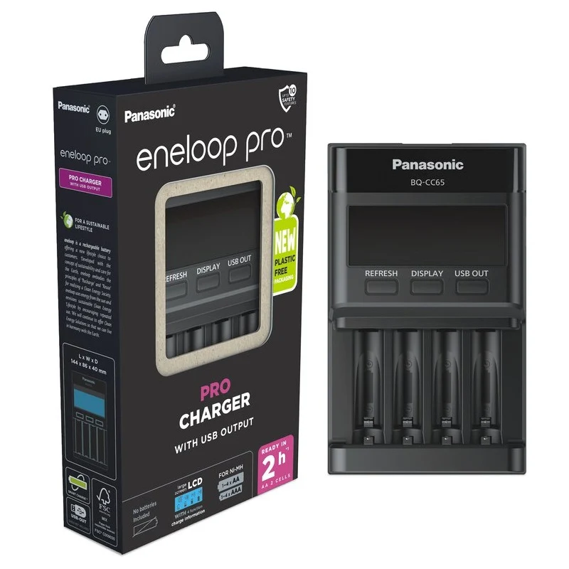 Panasonic Eneloop CC65 Chargeur phare
