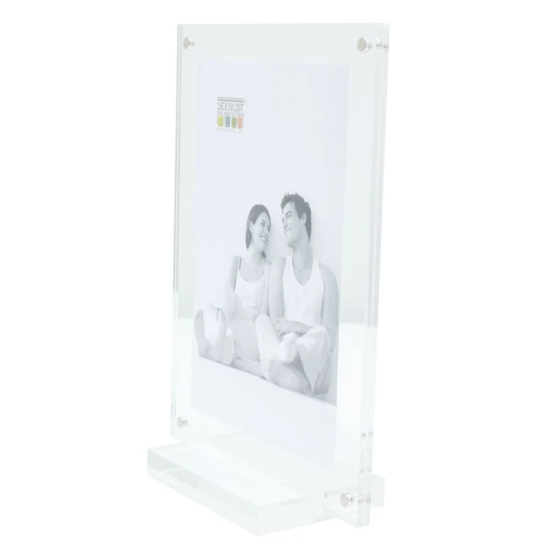 Deknudt Cadre photo magnétique et transparent de 6mm d'épaisseur avec base 20x20 S58SC1