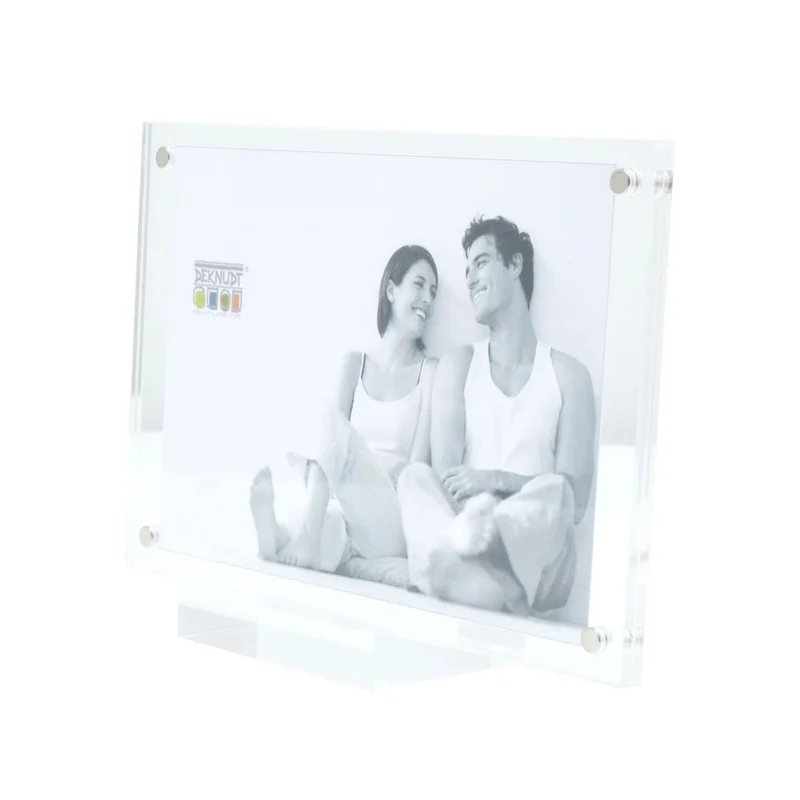 Deknudt Cadre photo magnétique et transparent de 6mm d'épaisseur avec base 20x20 S58SC1