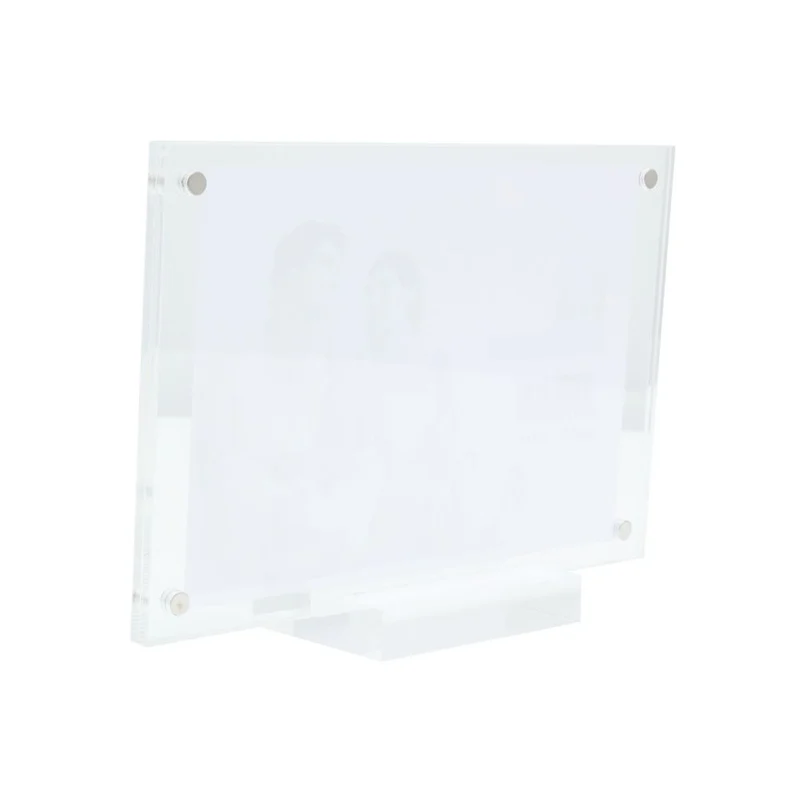 Deknudt Cadre photo magnétique et transparent de 6mm d'épaisseur avec base 20x20 S58SC1