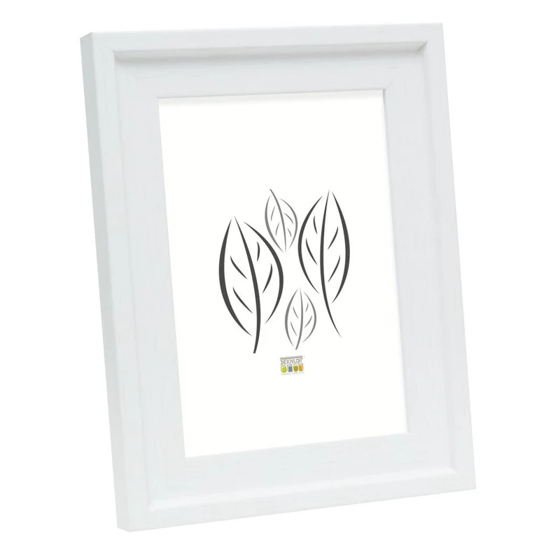 Deknudt Cadre photo blanc aspect peintre 13x18 S45EF1