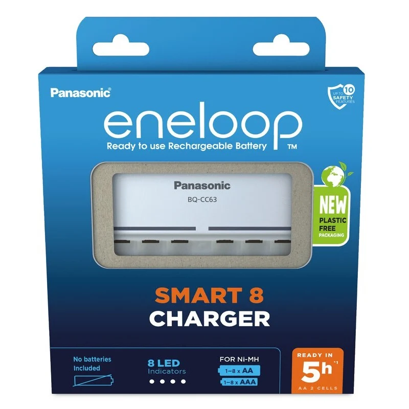 Panasonic Eneloop CC63 Chargeur 8 cellules
