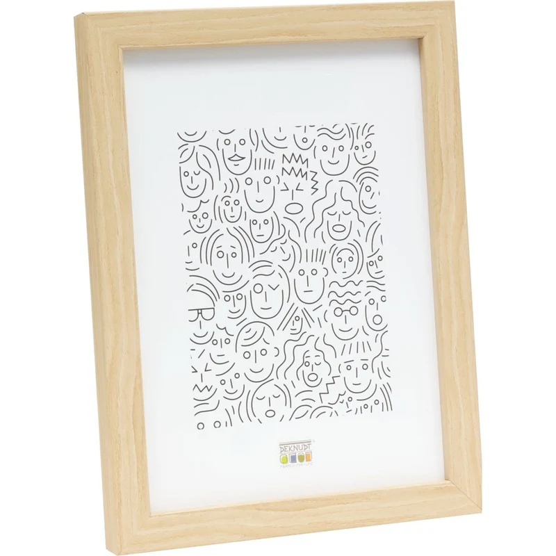 Deknudt Cadre étroit en bois naturel 20x20