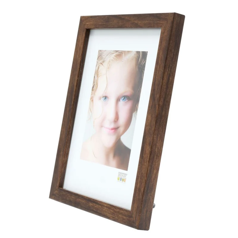 Deknudt Cadre étroit en couleur bois marron 13x18 S43AH3