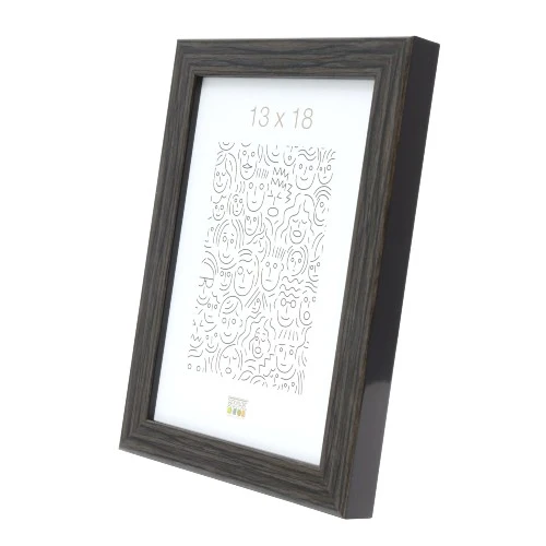 Deknudt Cadre étroit en bois de racines gris-brun 18x24 S46RH7