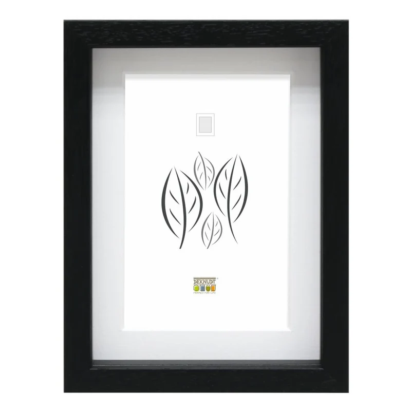Deknudt Cadre en bois noir pour encadrer les objets 18x24 S223K2