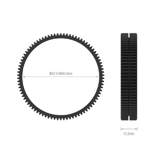 SmallRig 3291 f/62.5-f/64.5 Bague d'engrenage de mise au point sans couture