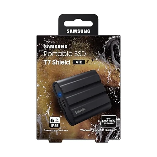 Samsung Portable SSD T7 Shield 4TB Noir