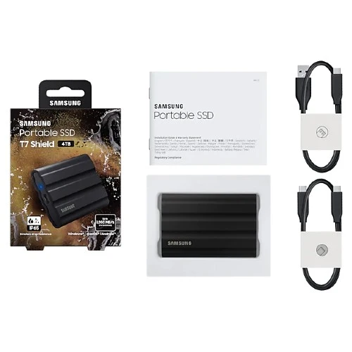 Samsung Portable SSD T7 Shield 4TB Noir