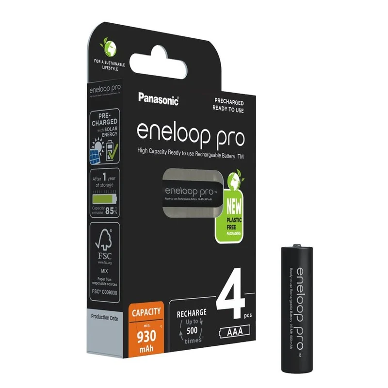Panasonic Eneloop Pro 4x (AAA) 930mAh