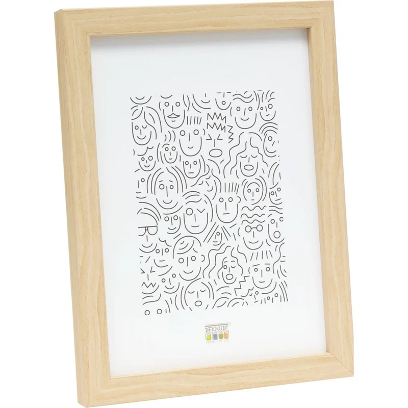 Deknudt Cadre étroit en bois naturel 18x24