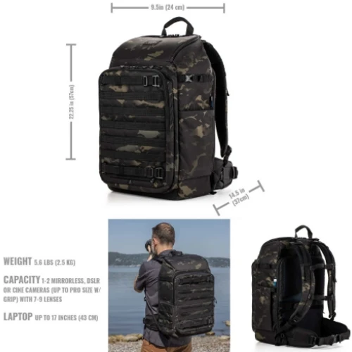 Tenba Axis V2 32L Sac à Dos - MultiCam Noir