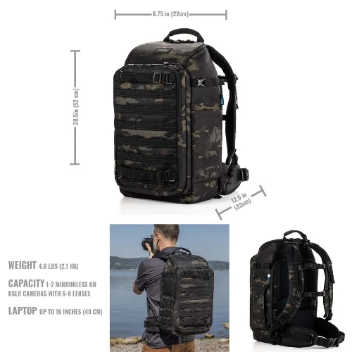 Tenba Axis V2 24L Sac à Dos - MultiCam Noir