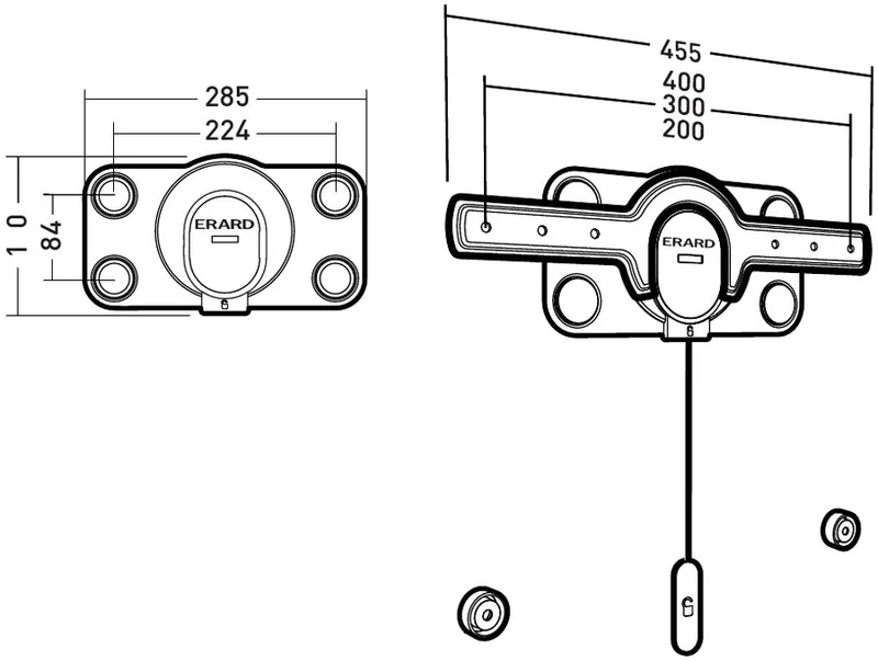 Erard Fixit 400 - Support TV Mural