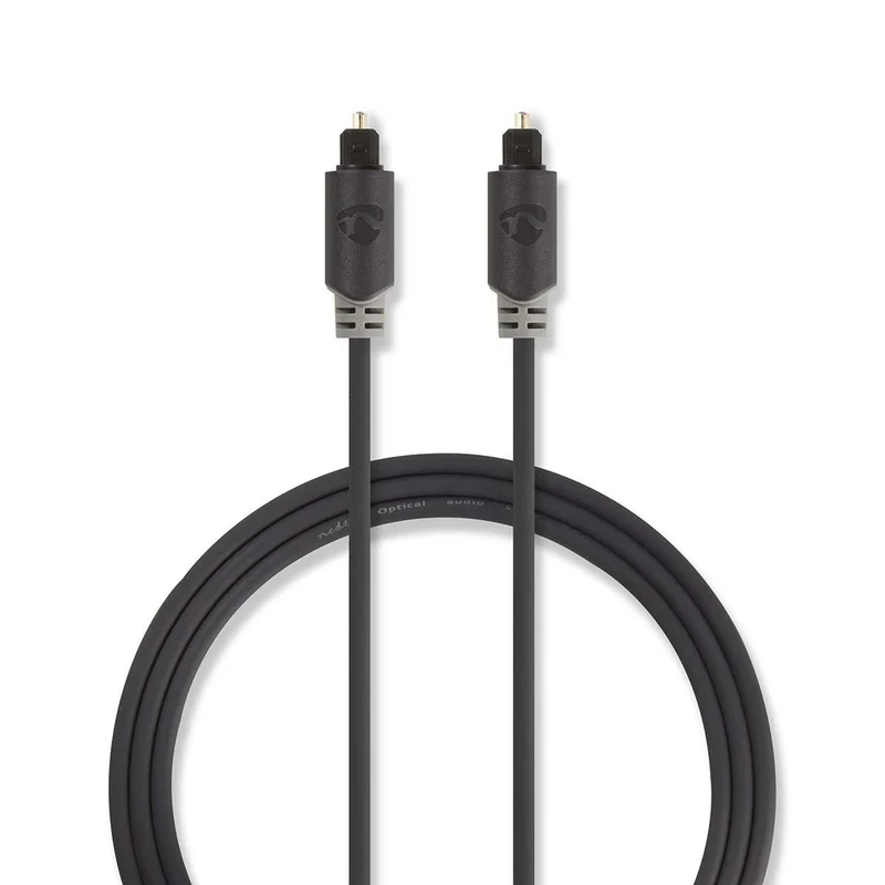 Nedis Câble Optique 2 Mètres Anthracite