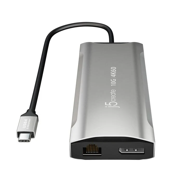 j5create 4K60 Elite USB-C® Triple-Monitor 10Gbps Mini Station d'Accueil