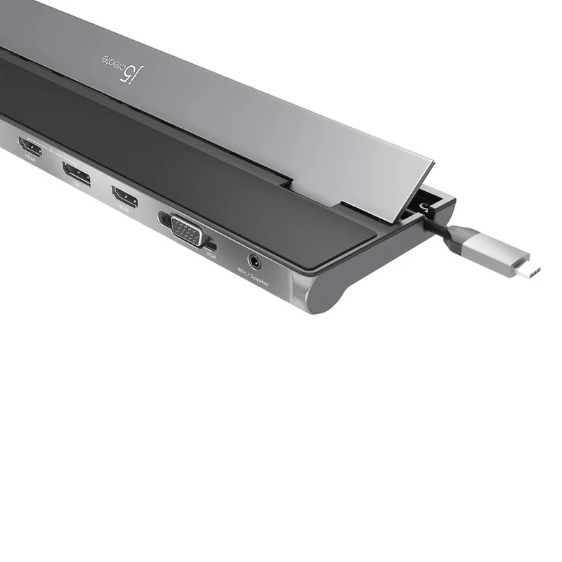 j5create USB-C™ Station d'accueil Écran Triple avec adaptateur PD 100W - EU