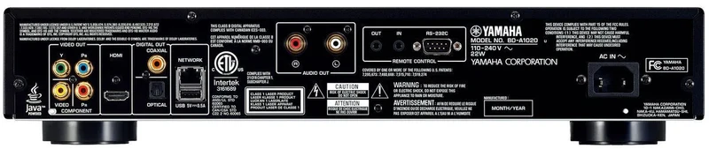 Yamaha BD-A1020 Noir