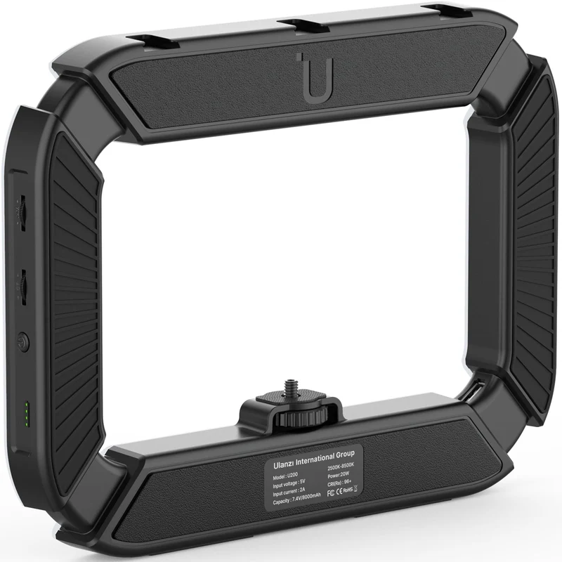 Ulanzi U200 Ring Lamp Rig vidéo + 8000MAh Powerbank
