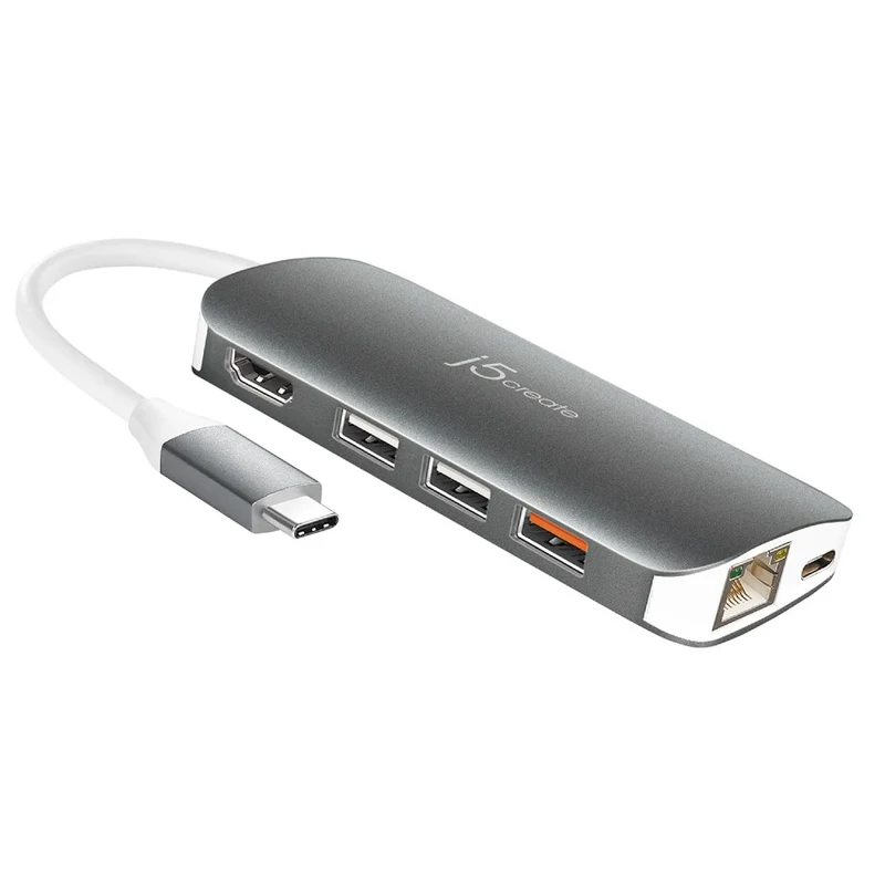 j5create USB-C Multi Adaptateur (9 fonctions en 1)