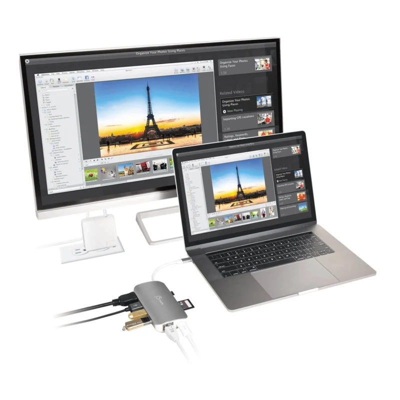 j5create USB-C Multi Adaptateur (9 fonctions en 1)