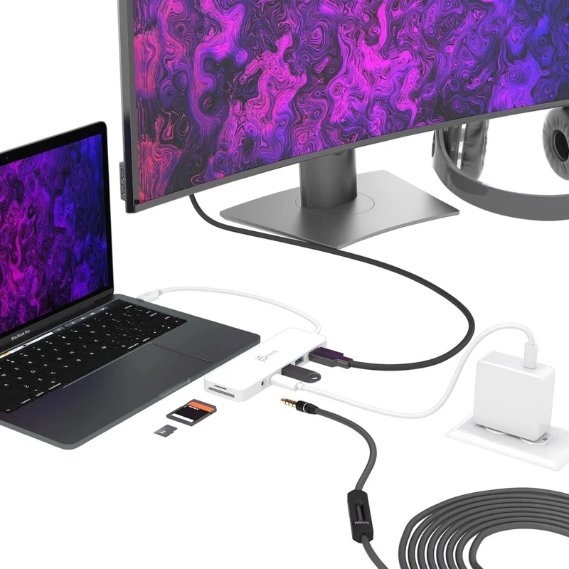 j5create Hub multiport USB-C® avec Power Delivery