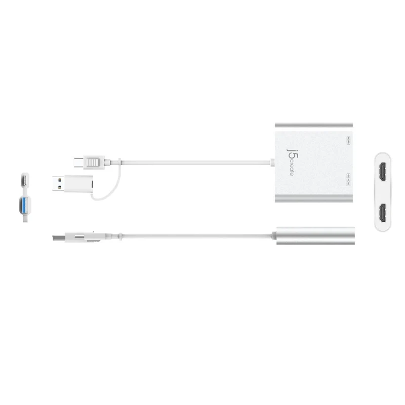 j5create USB-C® Adaptateur multi-écran vers Dual HDMI™