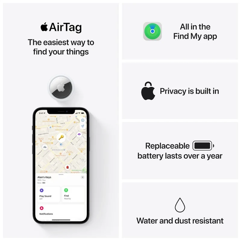 Apple AirTag (pack de 4)