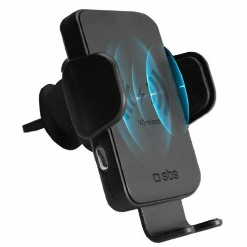 SBS Support Pince 15W pour une Charge sans Fil Ultra-rapide et un Kit de Chargeur de Voiture