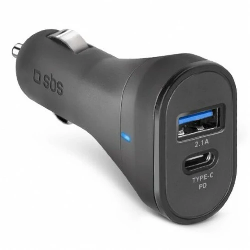 SBS Support Pince 15W pour une Charge sans Fil Ultra-rapide et un Kit de Chargeur de Voiture