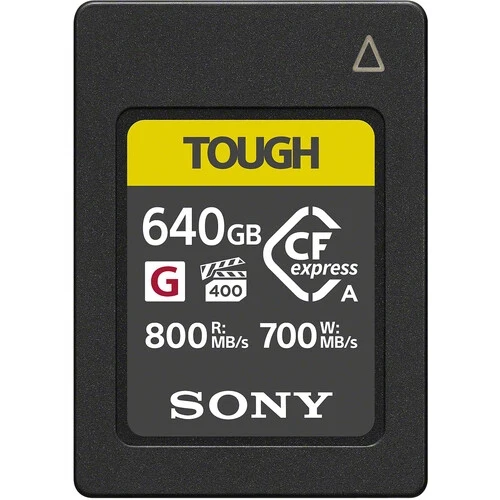 Sony Carte mémoire 640 Go CFexpress Type-A TOUGH (CEAG640.SYM)