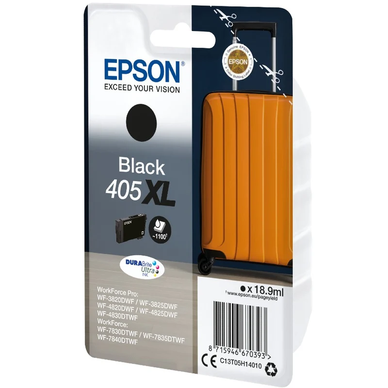 Epson singlepack Noir 405XL DURABrite Ultra encrer
