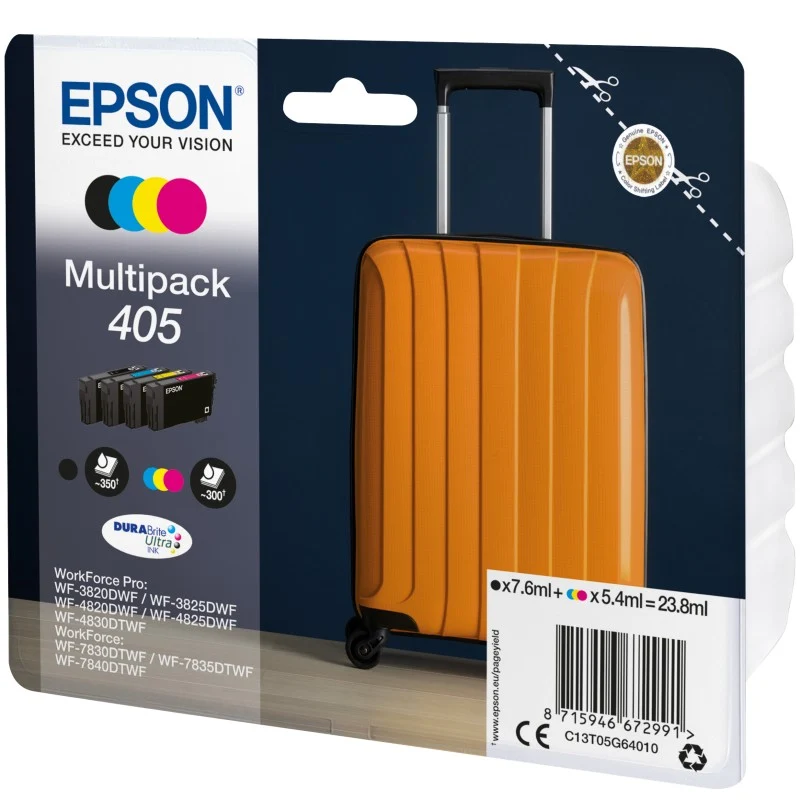 Epson multipack 4 couleurs 405 DURABrite Ultra Encre
