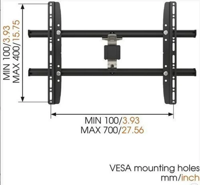 Vogel's WALL1325 Noir