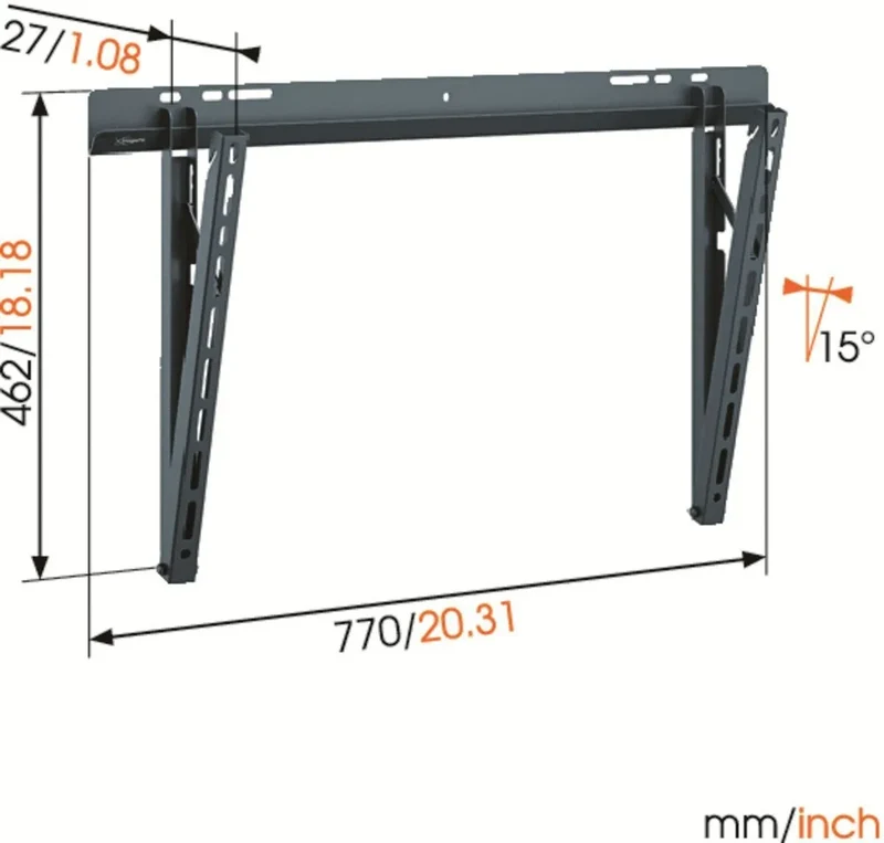 Vogel's WALL1315 Noir