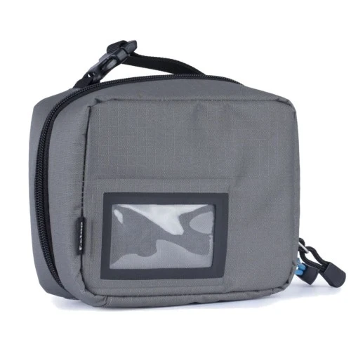 F-Stop Boîtier de filtre (gris) Fermeture à glissière noire