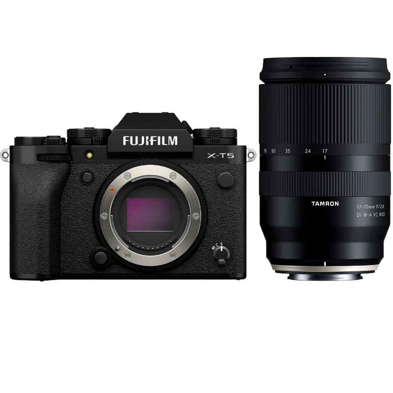 Fujifilm X-T5 Boîtier noir + Tamron 17-70mm f/2.8 DI III-A VC RXD