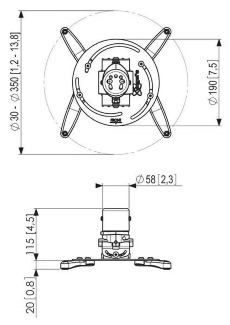 Vogel's PPC-1000 Argent