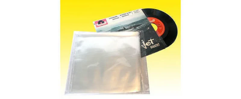 PG Plastique Lot de 50 pochettes extérieures pour 45T