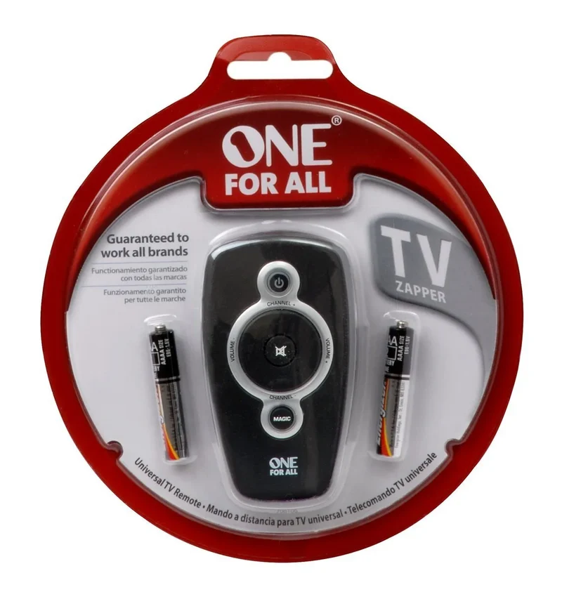 One For All Zapper TV Noire (URC-6210)