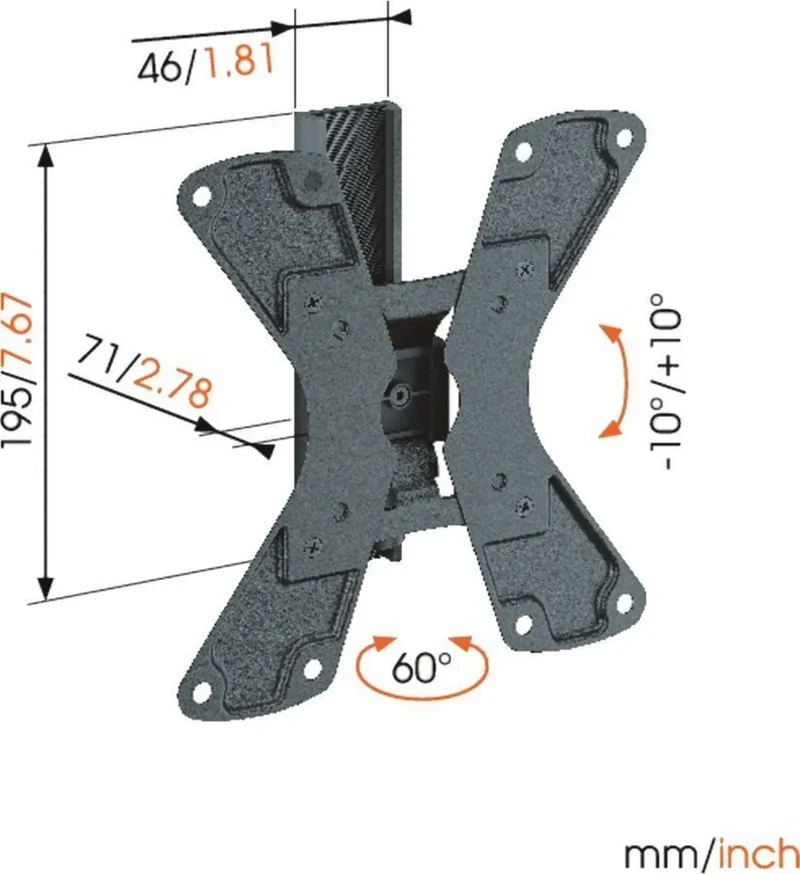 Vogel's Wall 1120 Noir