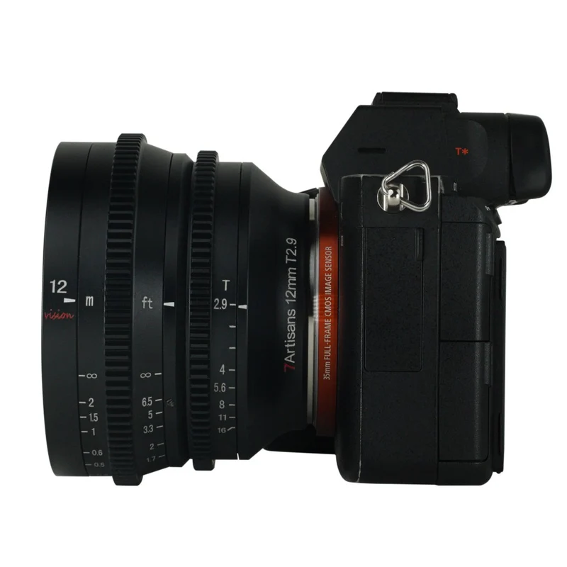 7artisans 12mm T2.9 Sony (monture E)